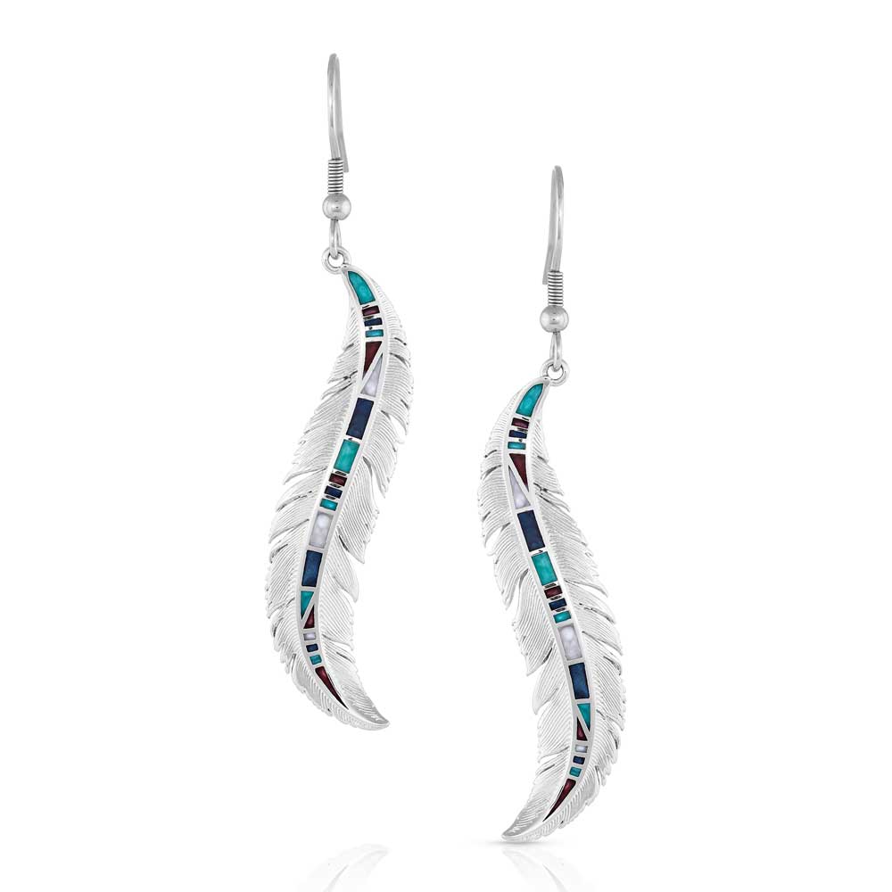 Montana Breaking Trail Feather Earrings ER5194