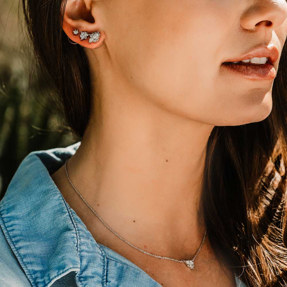 Montana Triple Play Crystal Post Earrings ER5324