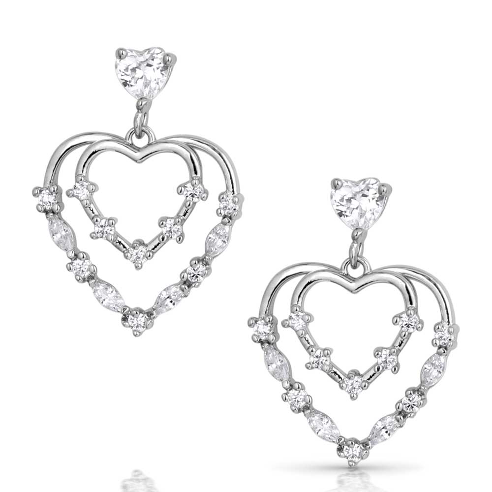 Montana Heart Grows Crystal Earrings ER5797