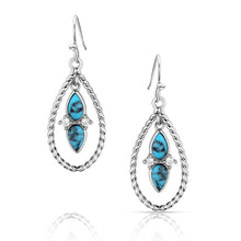 Cargar imagen en el visor de la galería, Montana Moonlit Ocean Turquoise Earrings ER5956
