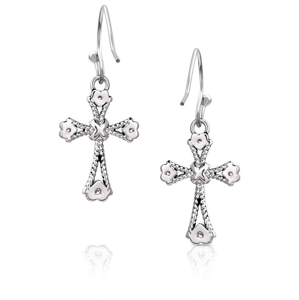 Montana Faith in my Heart Cross Earrings ER6040