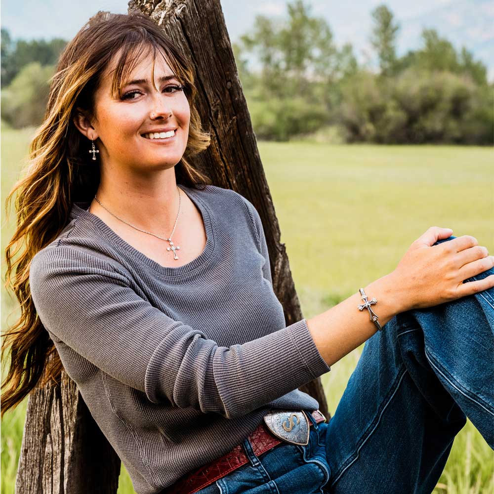 Montana Faith in my Heart Cross Earrings ER6040