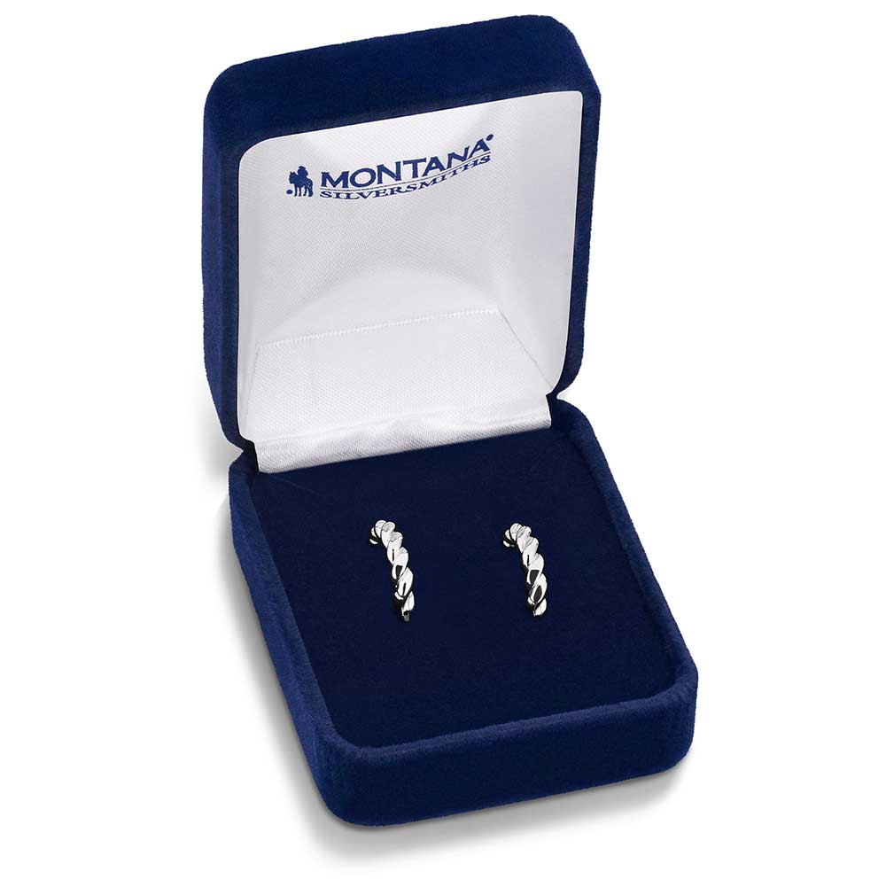 Montana Braided Elegance Hoop Earrings ER6130