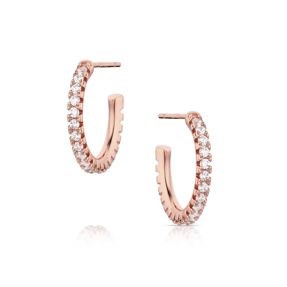 Montana Everything is Rosy Hoop Earrings ER6212