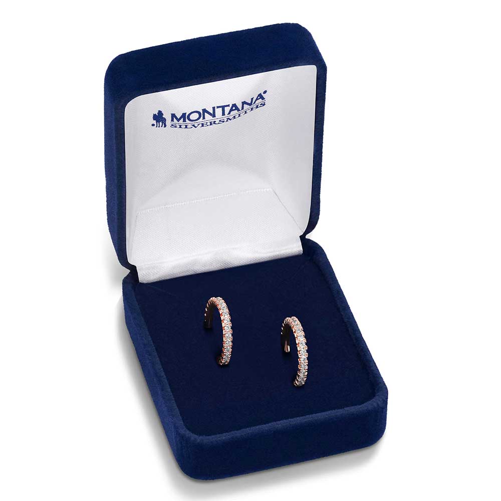 Montana Everything is Rosy Hoop Earrings ER6212