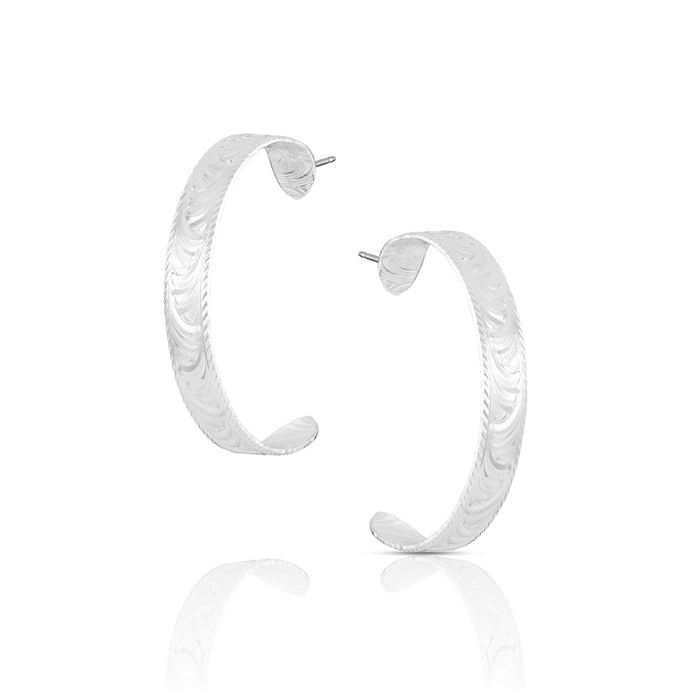 Montana Olivia's Reins Hoop Earrings ER6505