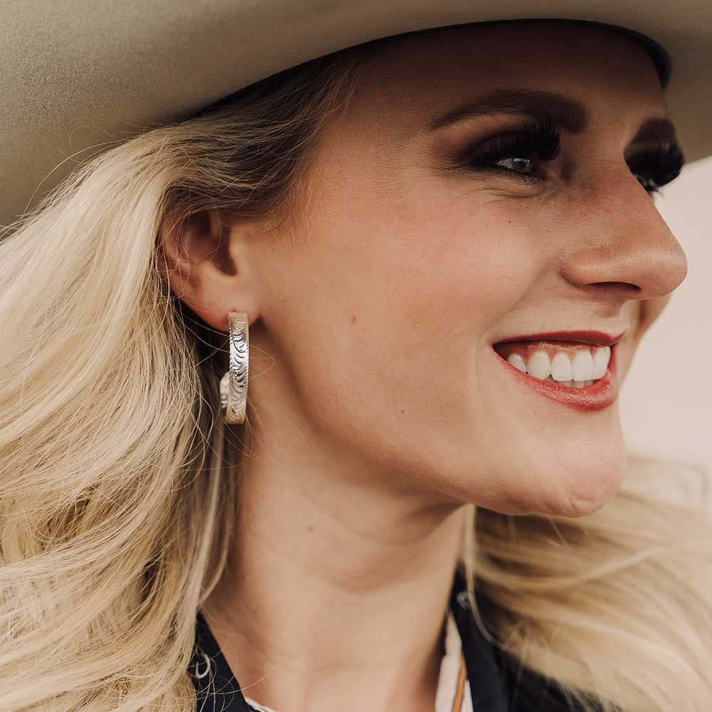Montana Olivia's Reins Hoop Earrings ER6505