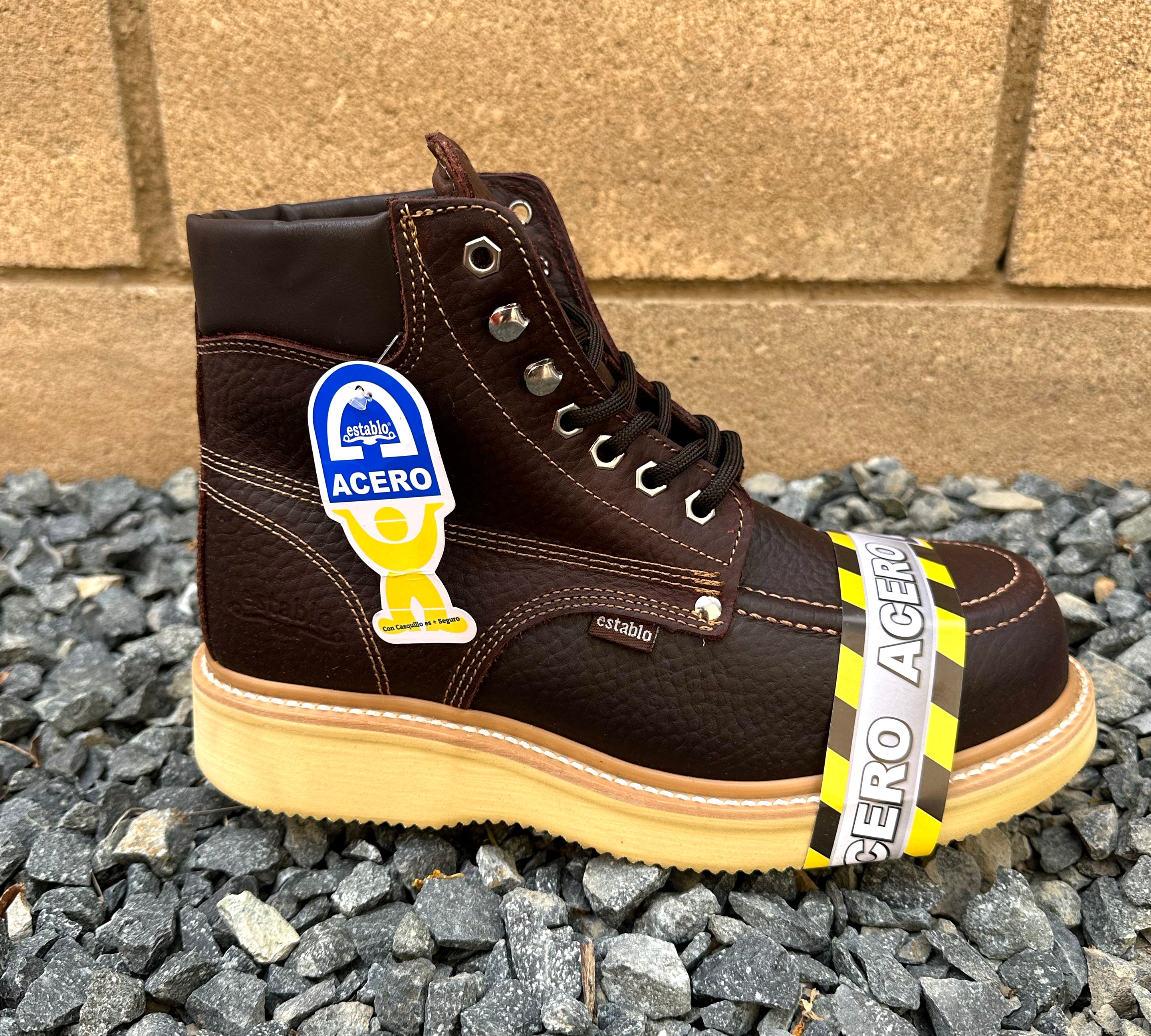 Establo Steel Toe Work Boot 505 - Bull Fight Shedron