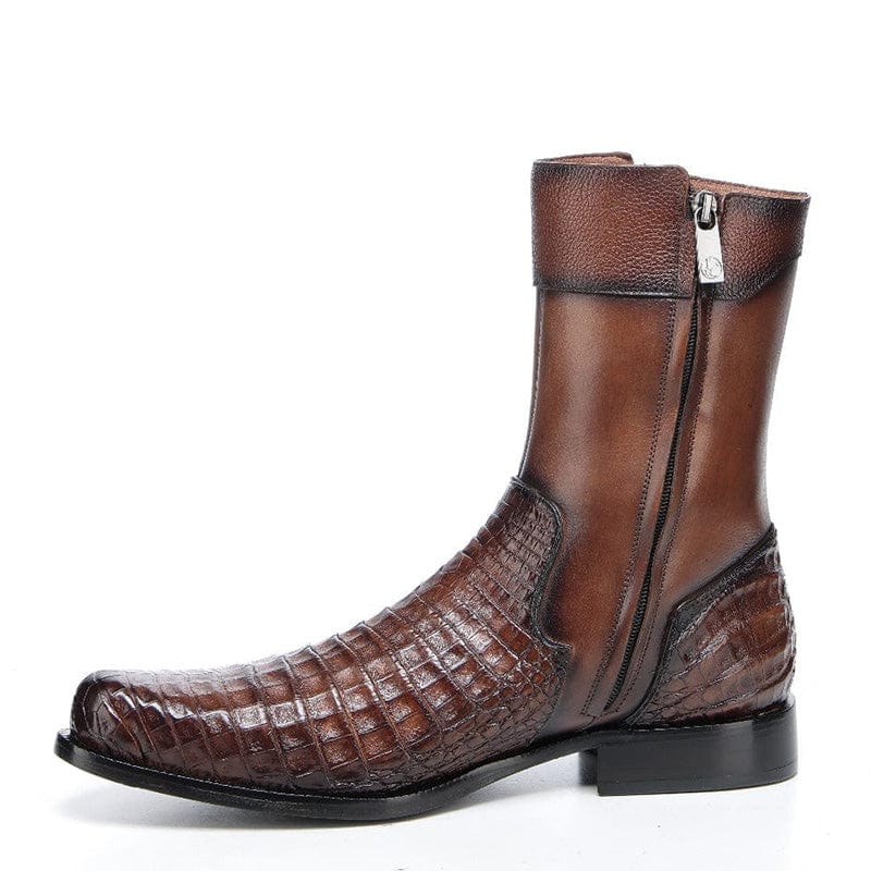 Franco Cuadra Collection Caiman Short Boot FC958 - Paris Miel