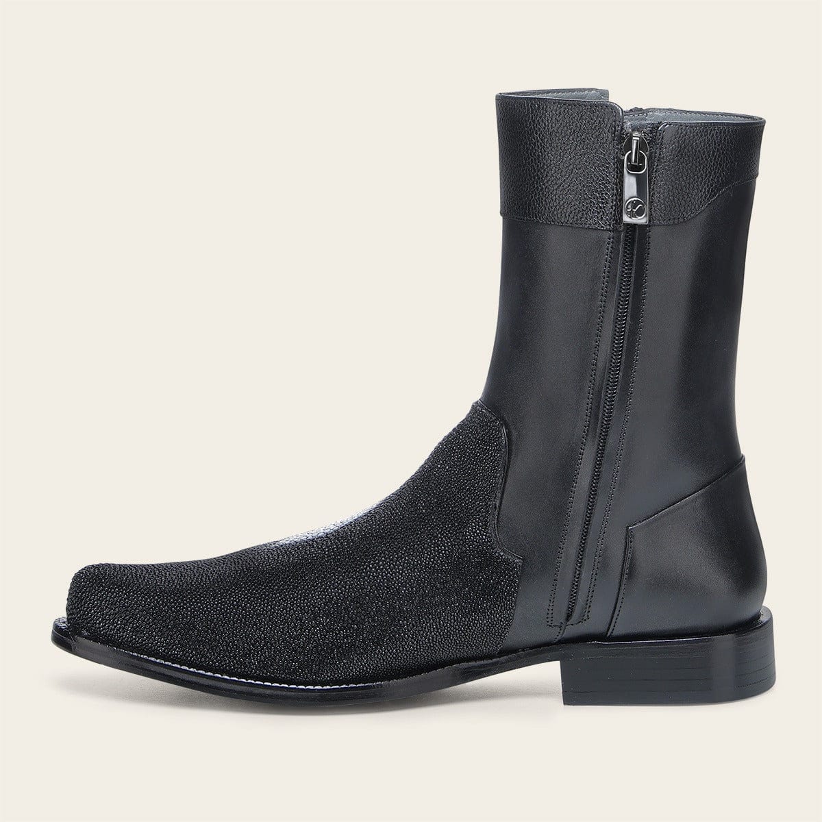Franco Cuadra Collection Stingray Short Boot FF211 - Black