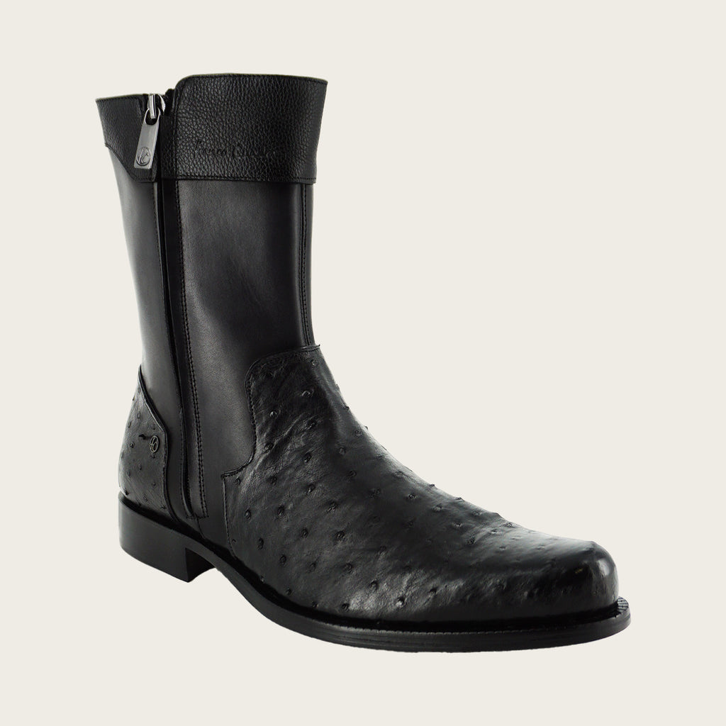 Franco Cuadra Collection Ostrich FF212 - Black