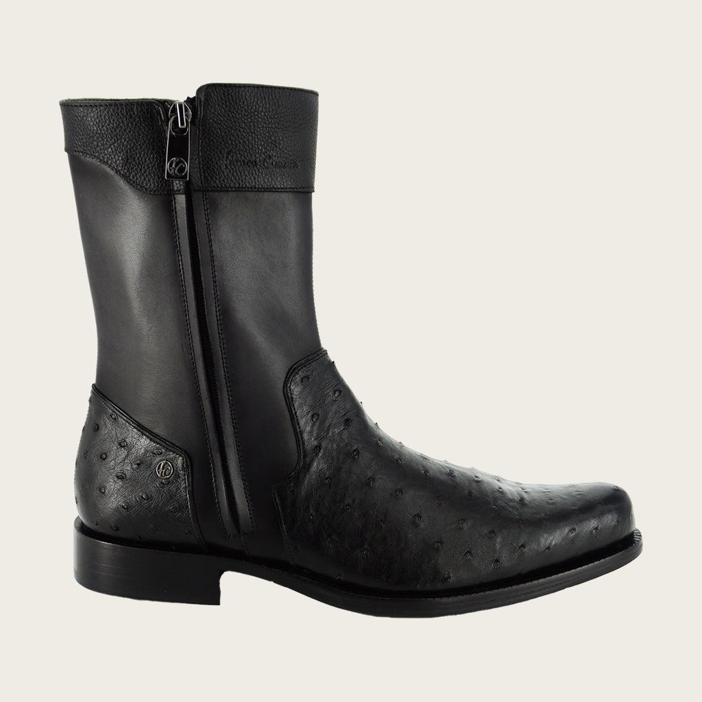 Franco Cuadra Collection Ostrich FF212 - Black