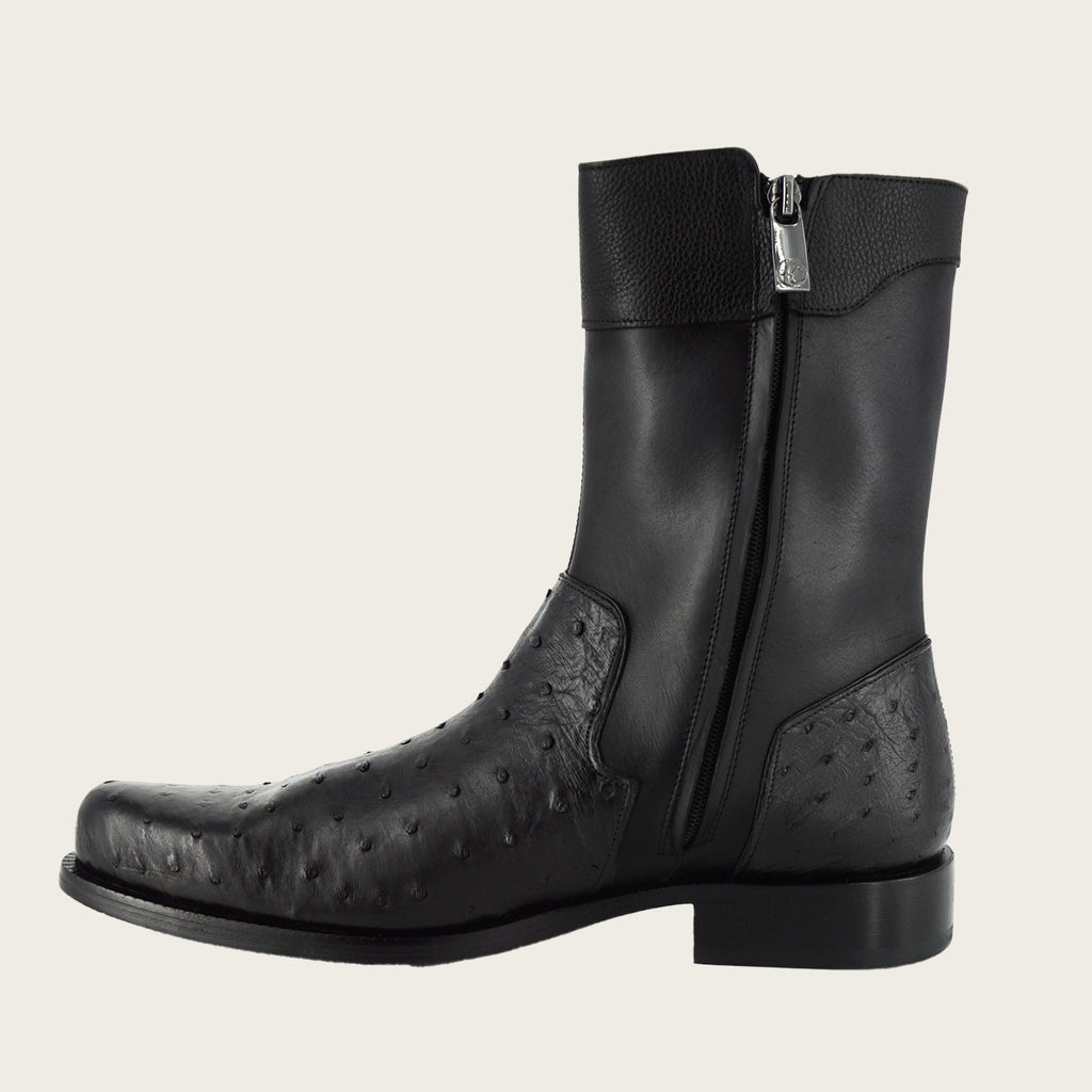 Franco Cuadra Collection Ostrich FF212 - Black