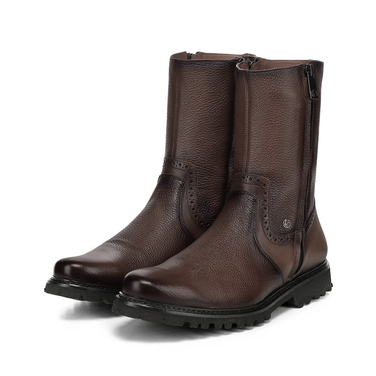 Franco Cuadra Collection Deer Short Boot FF420 - Brown
