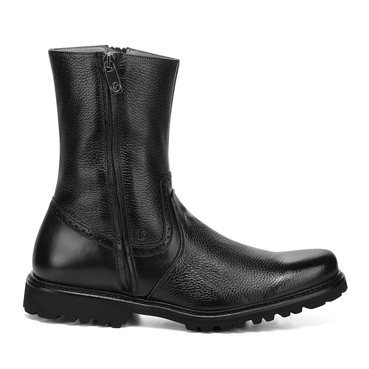Franco Cuadra Collection Deer Short Boot FF403 - Black