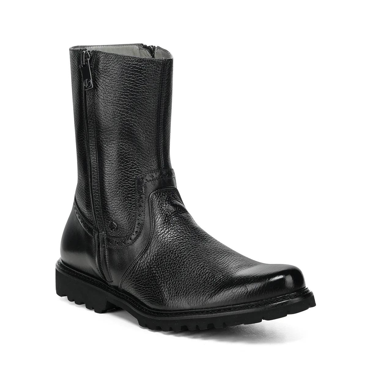 Franco Cuadra Collection Deer Short Boot FF403 - Black