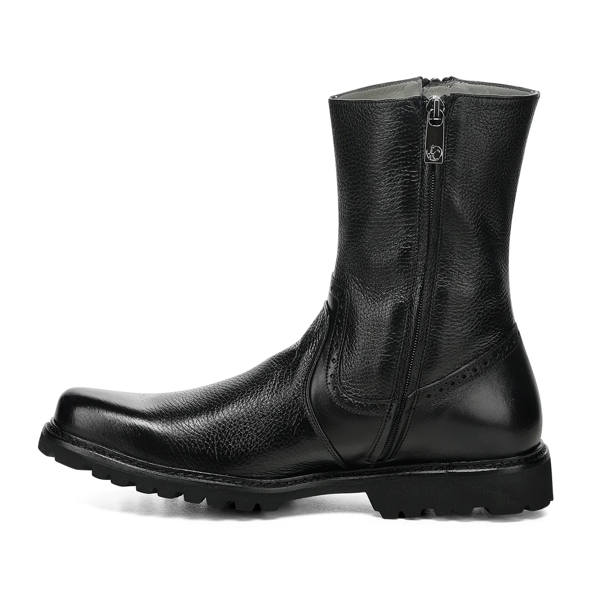 Franco Cuadra Collection Deer Short Boot FF403 - Black