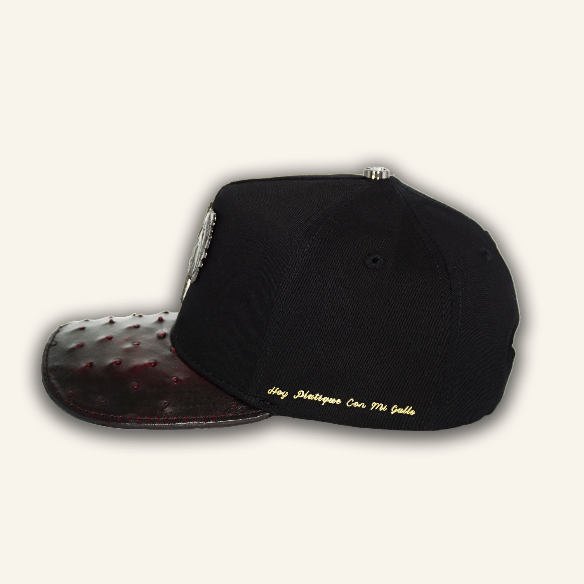 Bigg Boss Gallo Black / Ostrich Blackcherry Hat