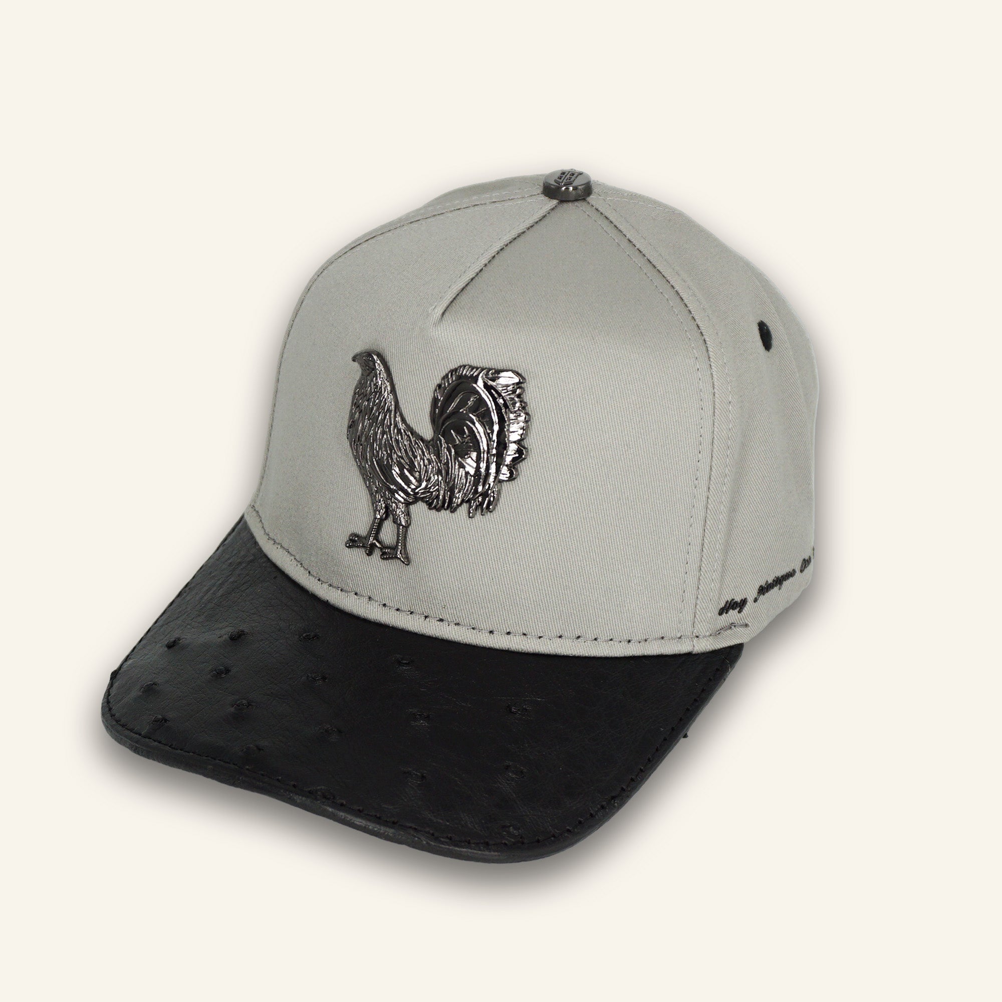 Bigg Boss Gallo Grey / Ostrich Black Hat