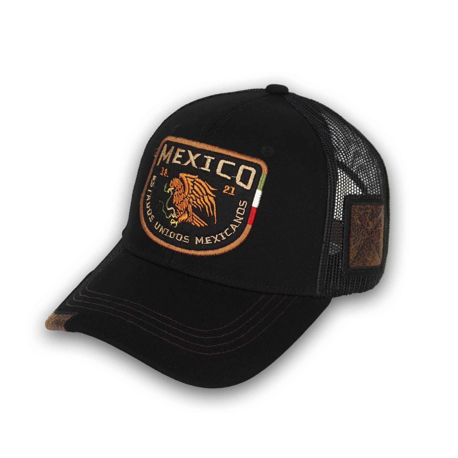 Estados Unidos Mexicanos Black Snapback Hat GC07