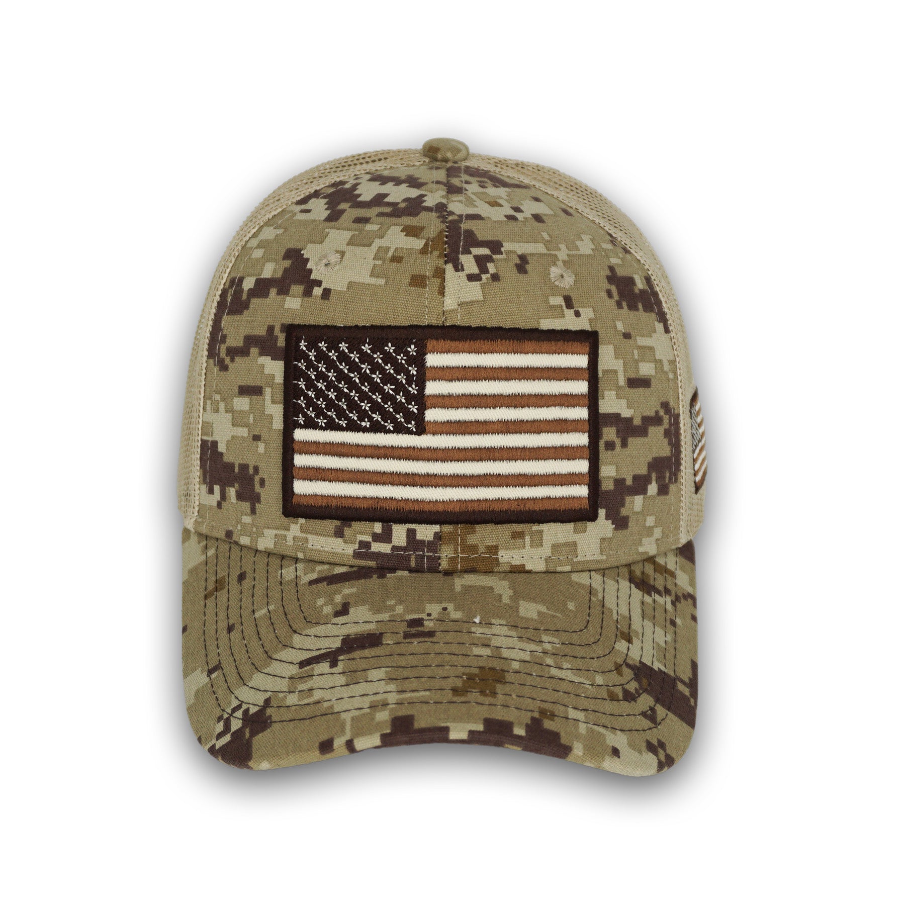 American Flag Camo Snapback Hat GC14