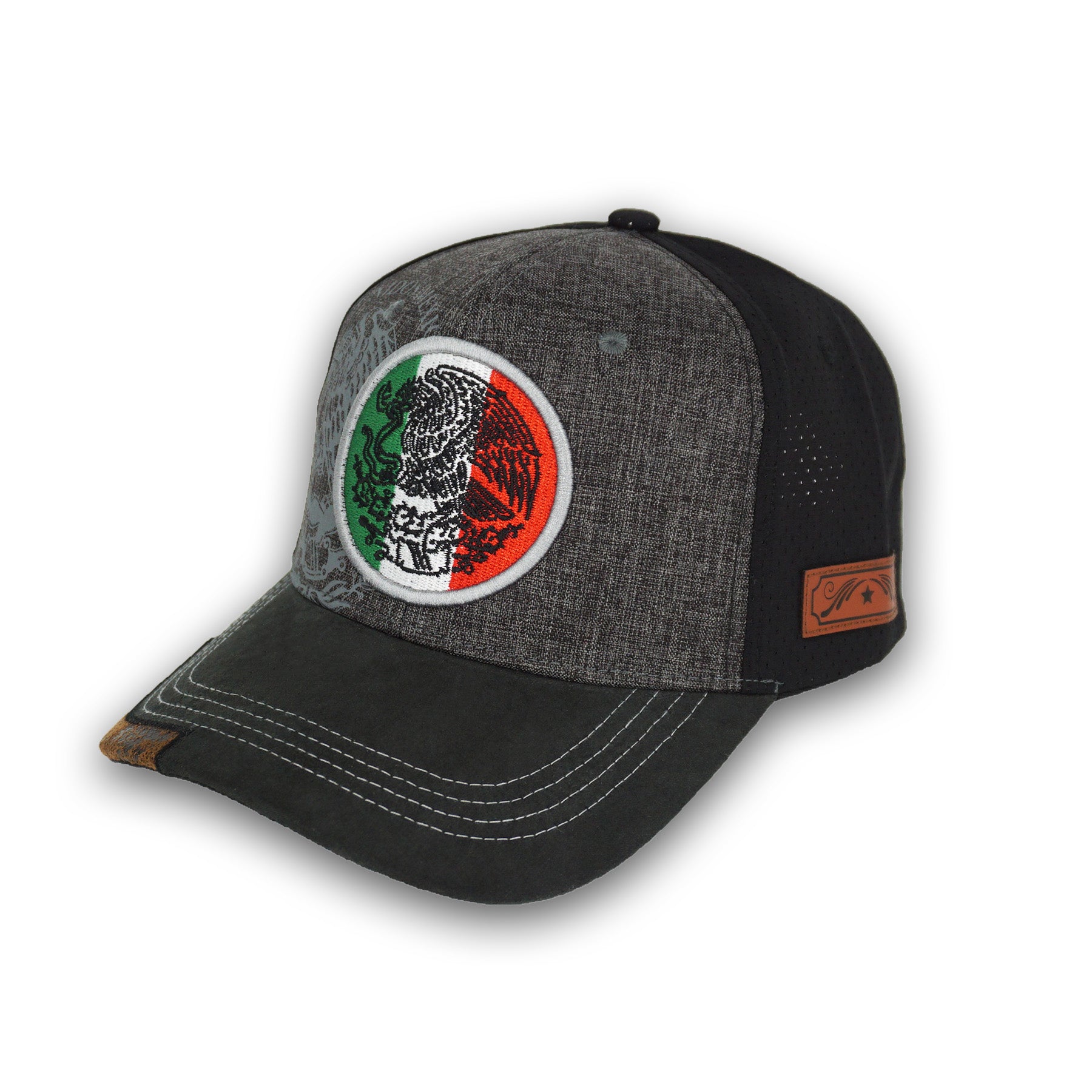 Mexico Grey Snapback Hat GC16