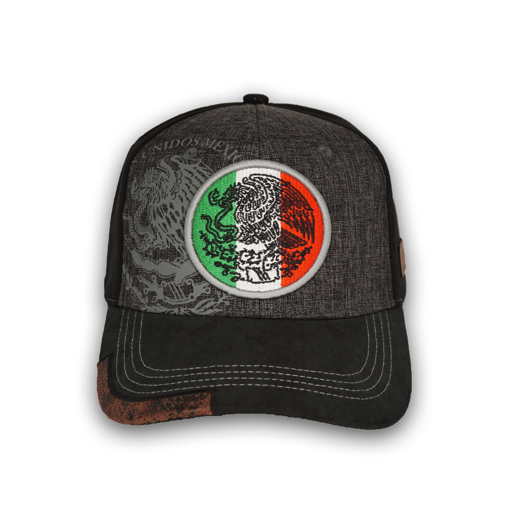 Mexico Grey Snapback Hat GC16