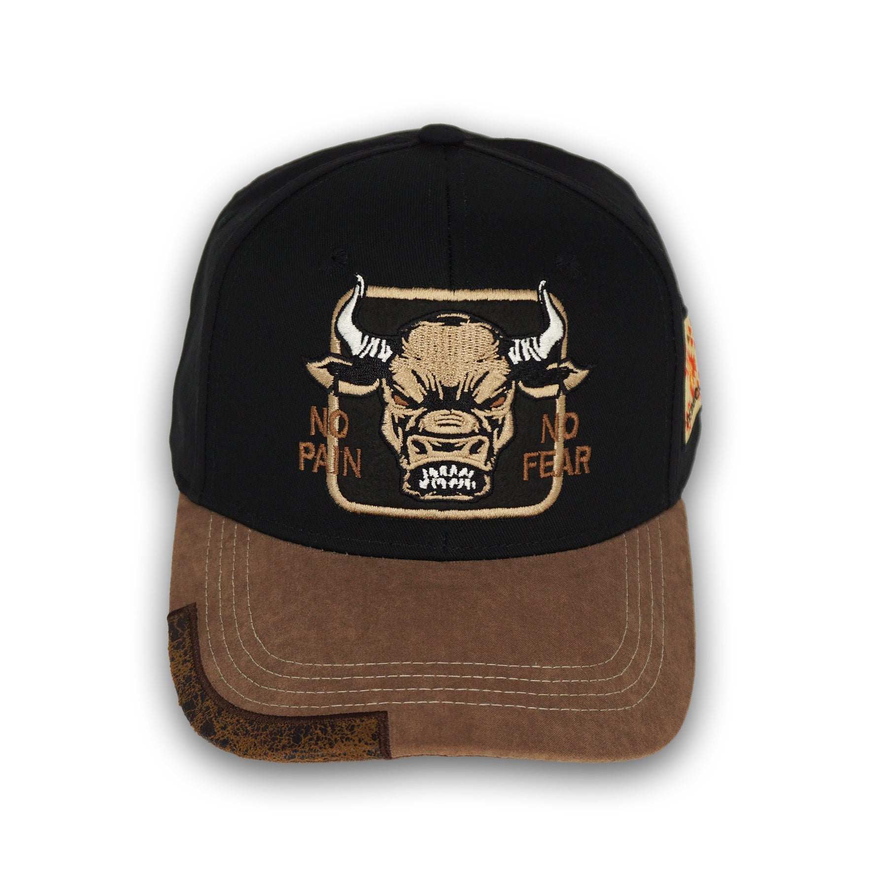 Bull Black Snapback Hat GC20