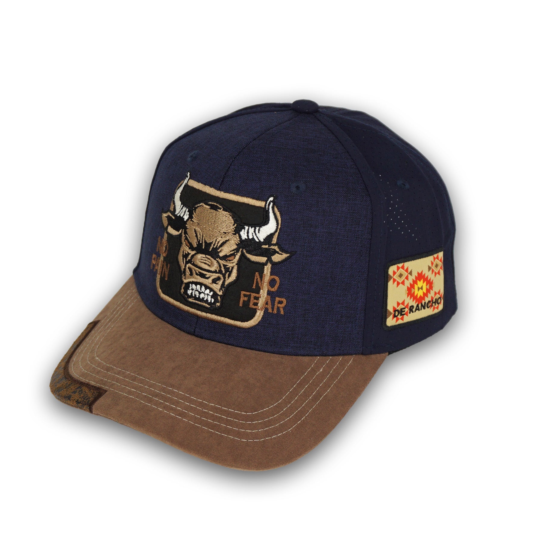 Bull Navy Snapback Hat GC21