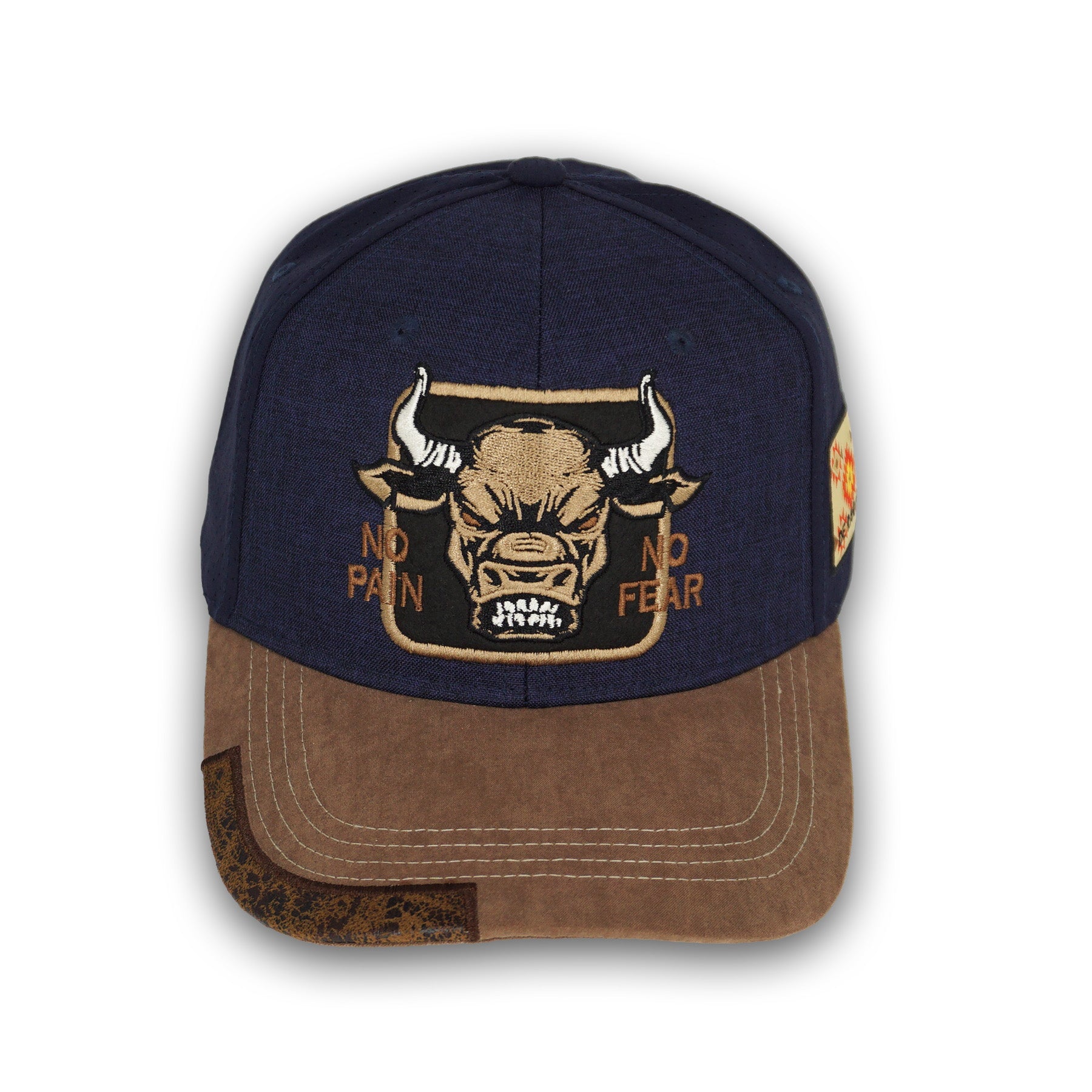 Bull Navy Snapback Hat GC21