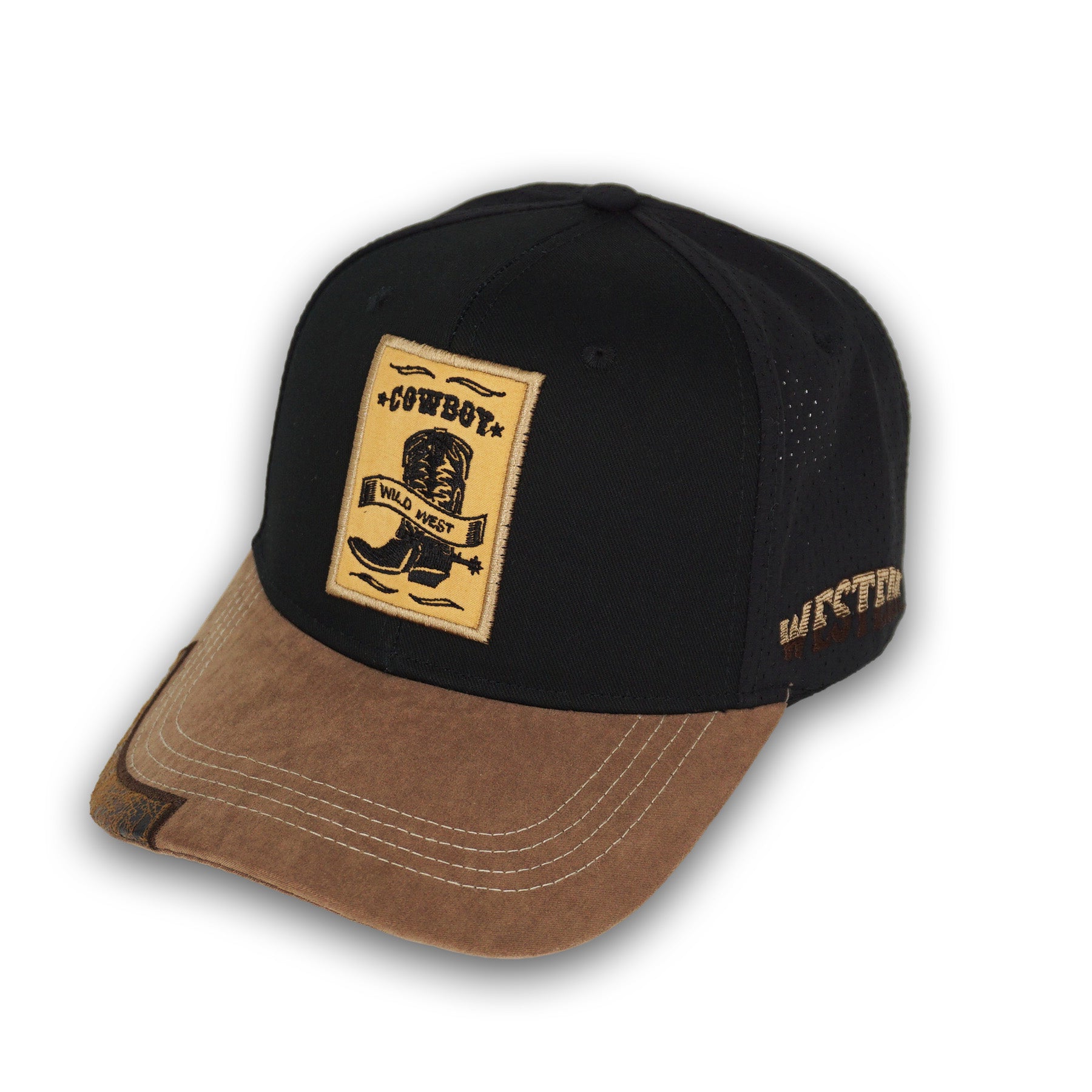 Wild West Black Snapback Hat GC23