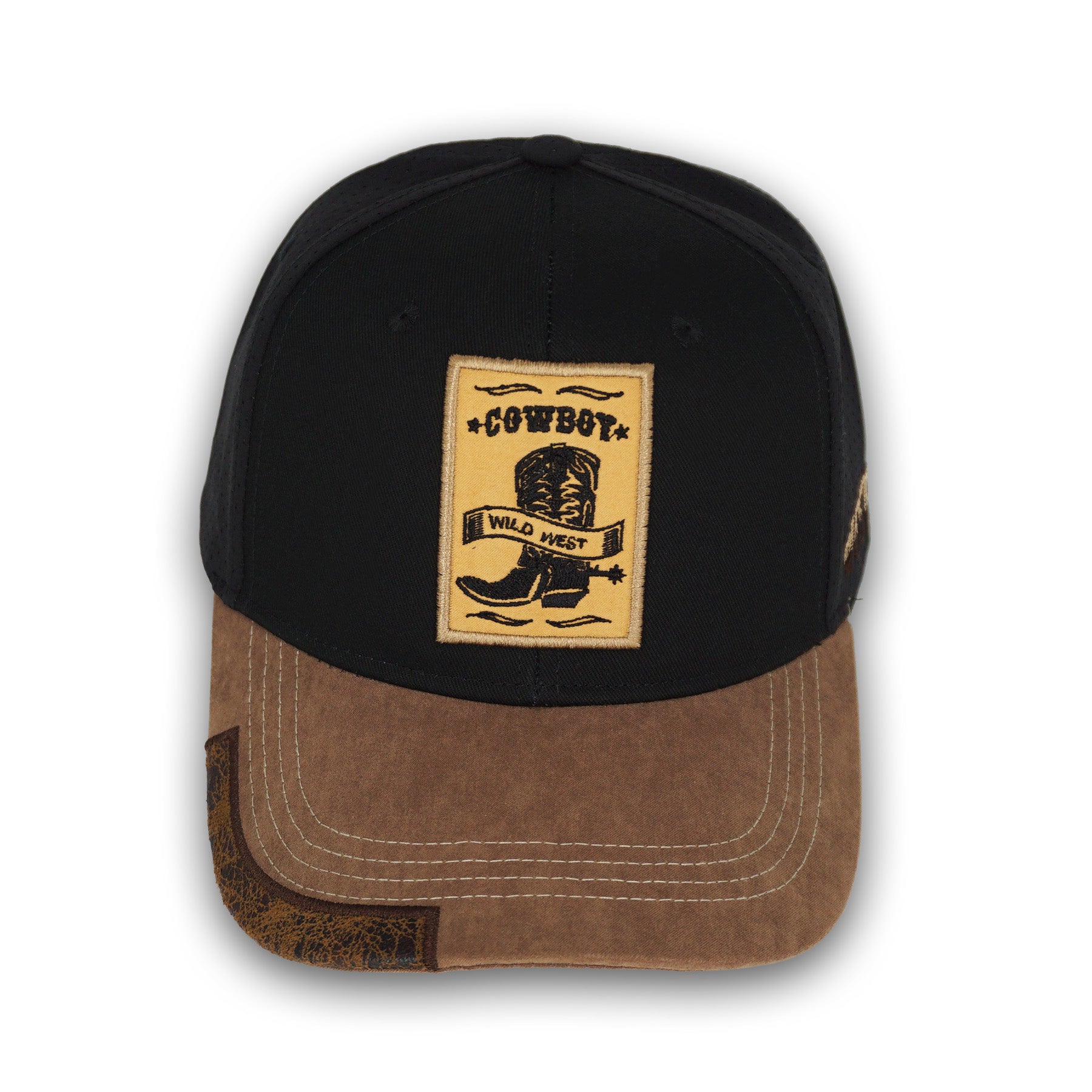 Wild West Black Snapback Hat GC23