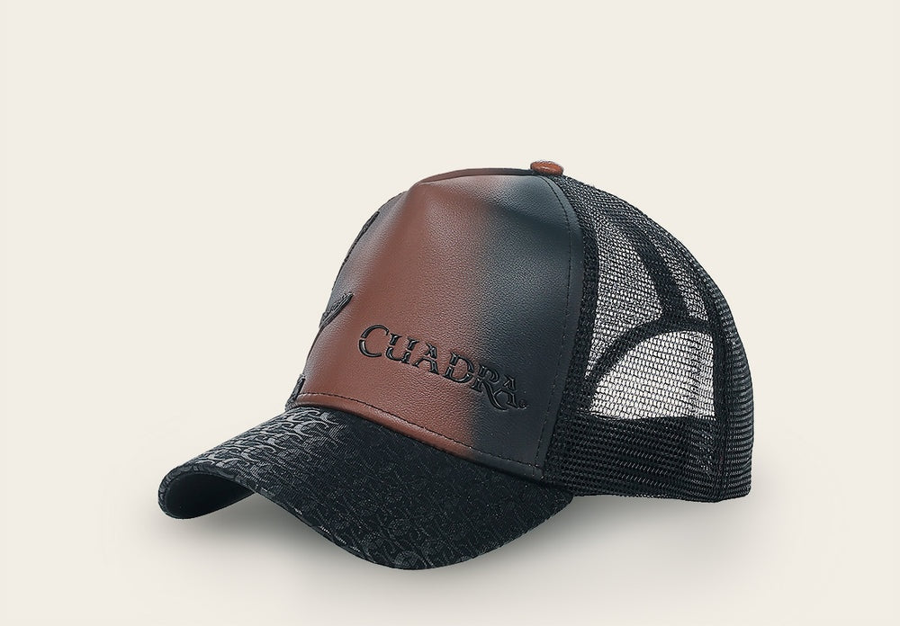 Cuadra Men's Alligator Inspiration Cap CC121 - Brown
