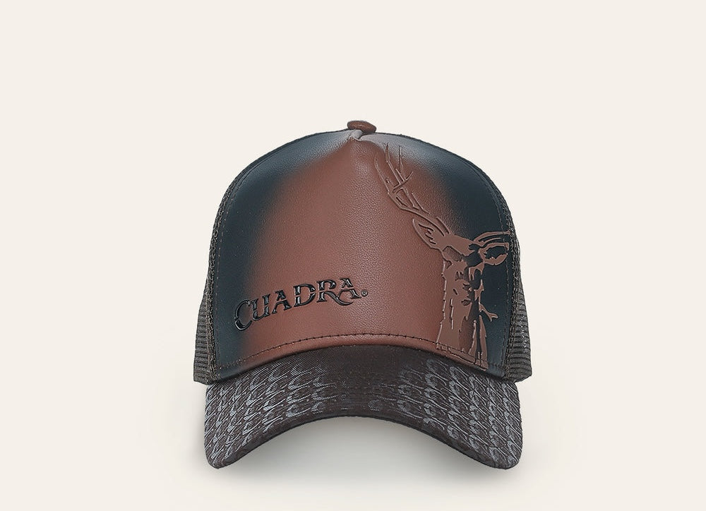Cuadra Men's Deer Inspiration Cap CC122 - Brown