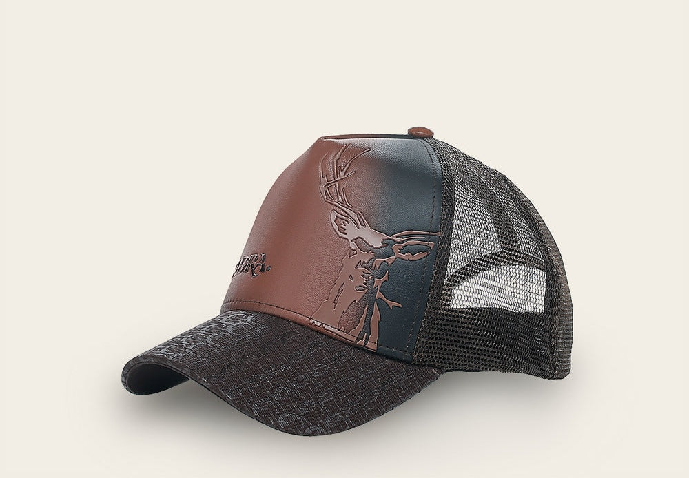 Cuadra Men's Deer Inspiration Cap CC122 - Brown