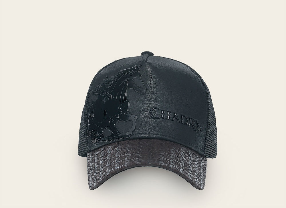 Cuadra Men's Horse Inspiration Cap CC120 - Chocolate
