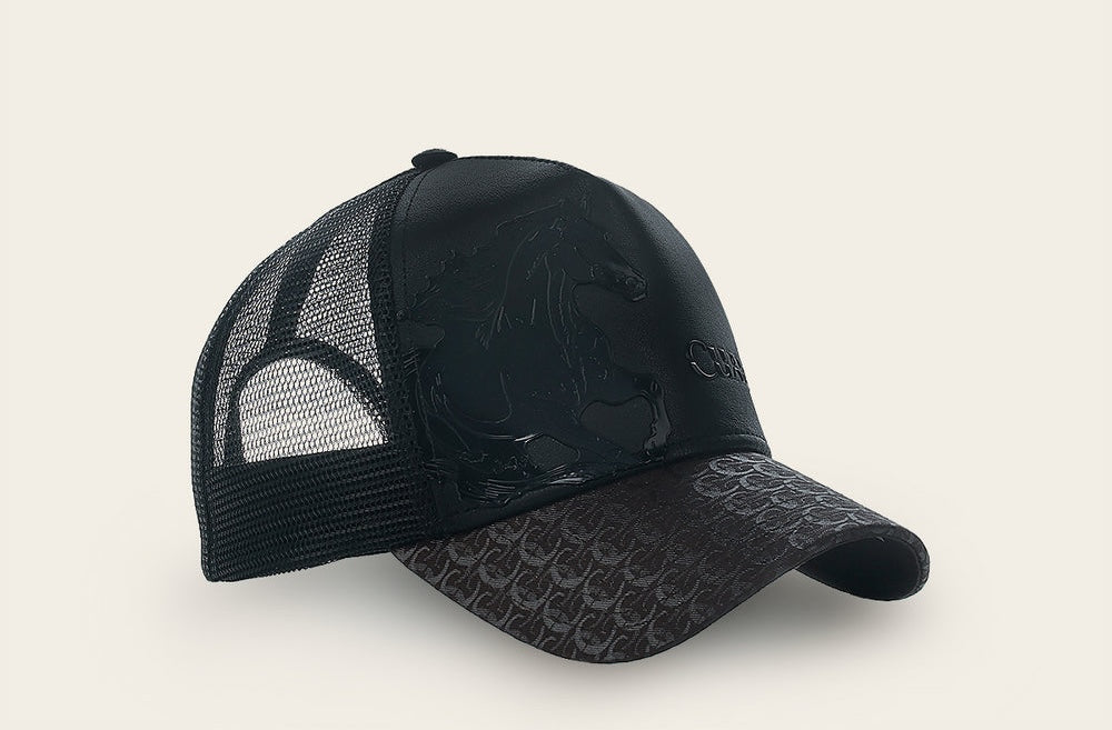Cuadra Men's Horse Inspiration Cap CC120 - Chocolate