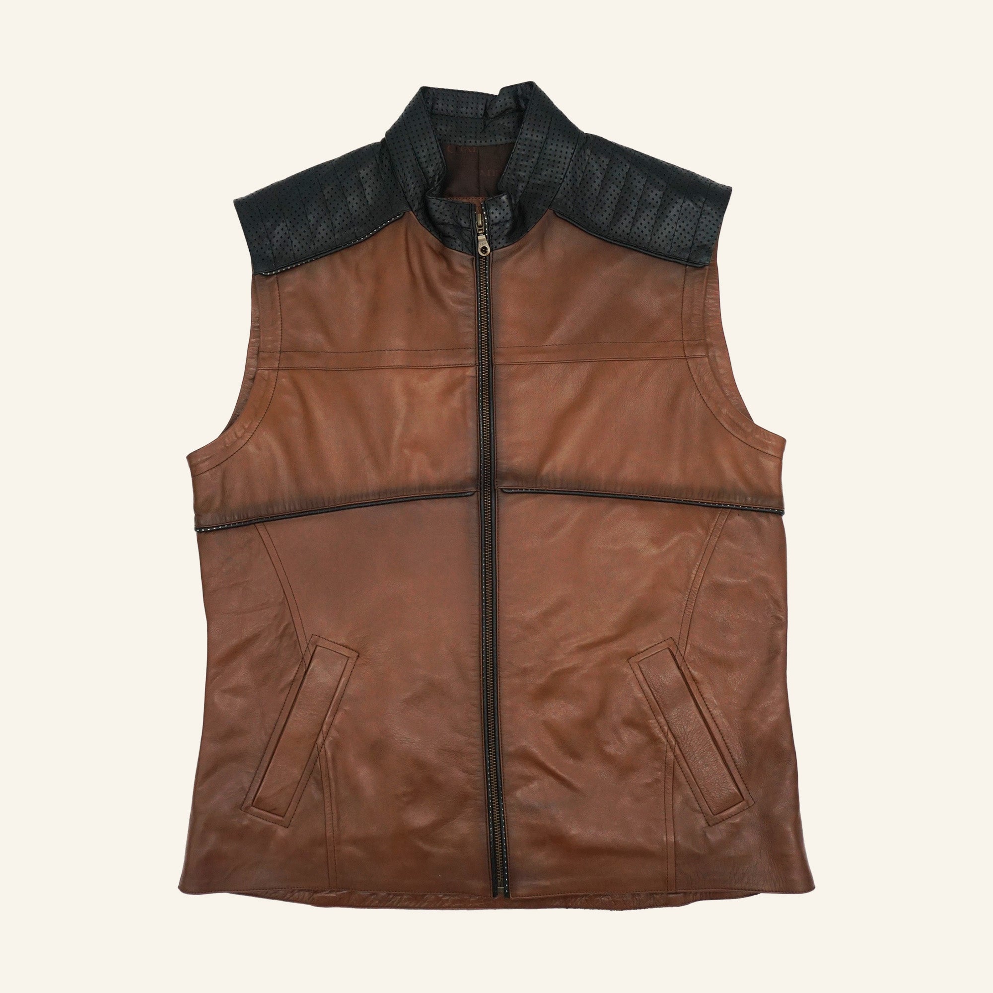 Cuadra Men's Vest H105COC - Florencia Cafe