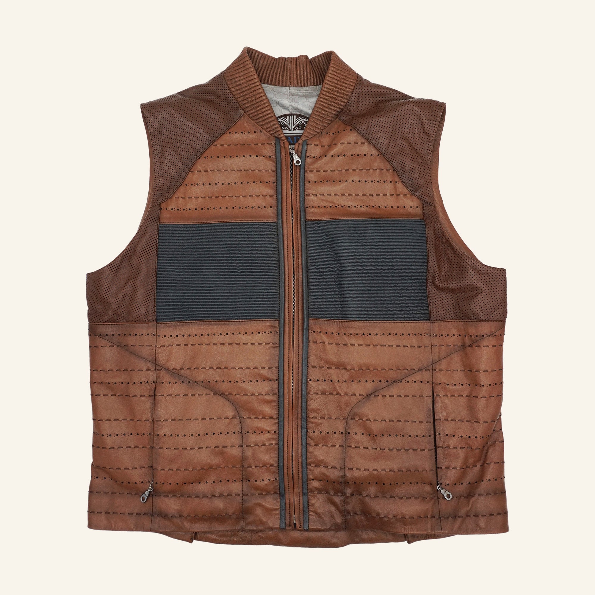 Cuadra Men's Vest H214COC - Florencia Cafe