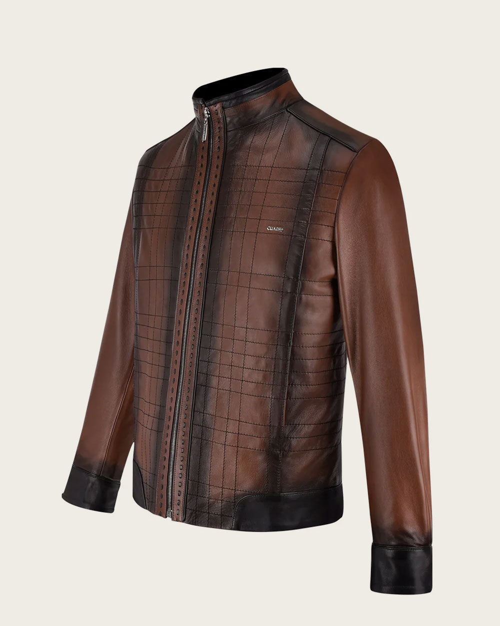 Cuadra Men's Brown Zipper Jacket JC160