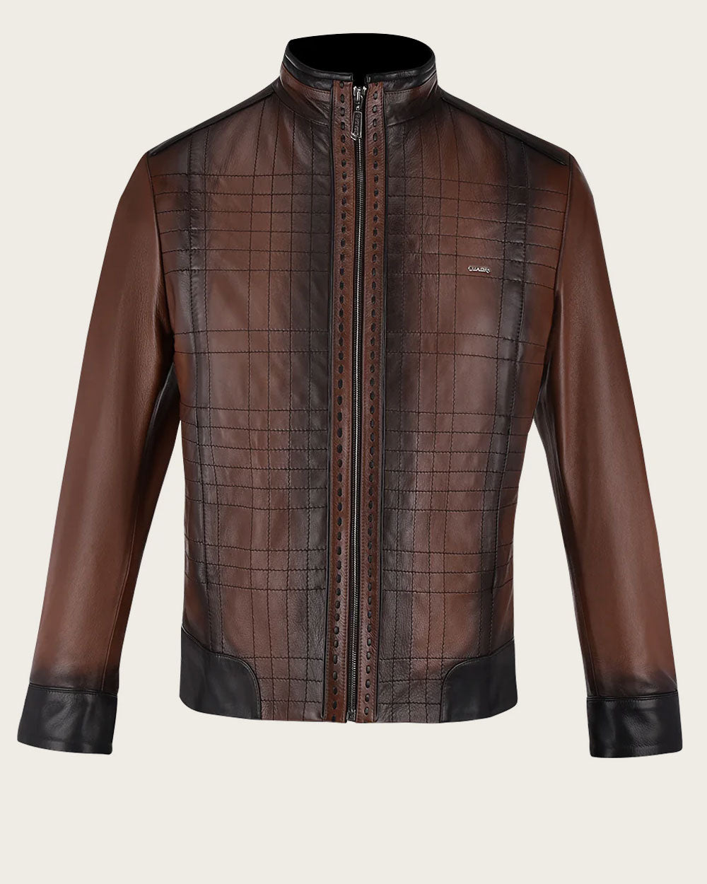 Cuadra Men's Brown Zipper Jacket JC160