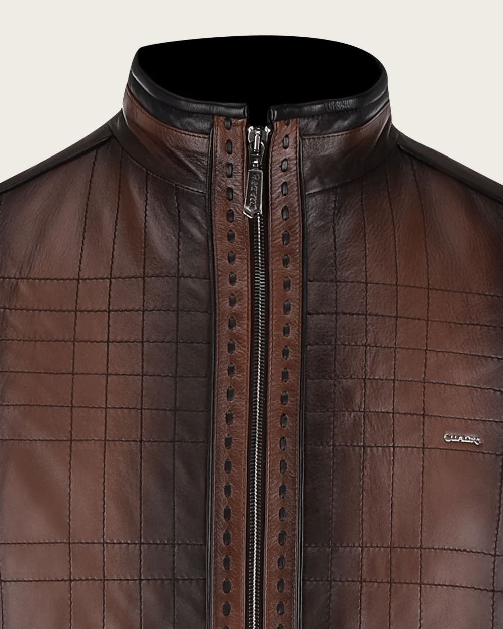 Cuadra Men's Brown Zipper Jacket JC160