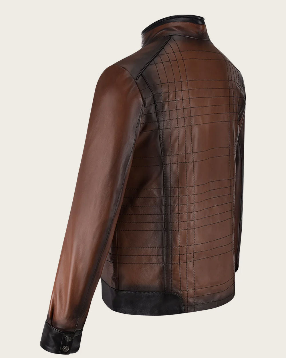 Cuadra Men's Brown Zipper Jacket JC160