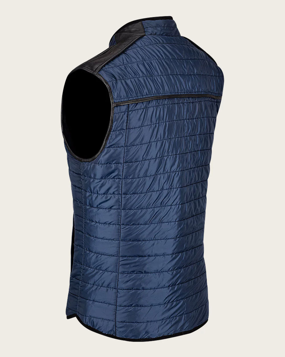 Cuadra Black Natural Embroidery Reversible Vest JC169
