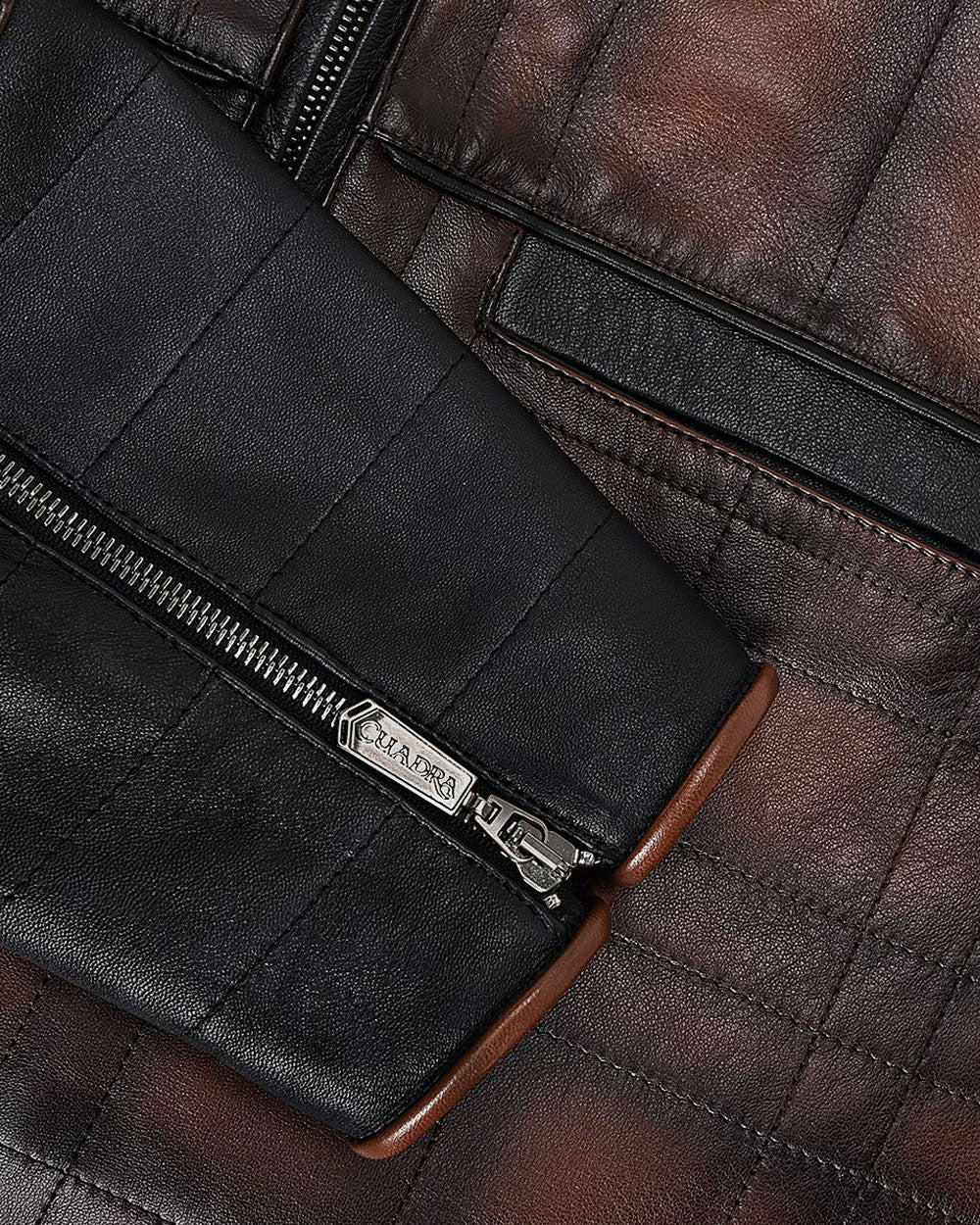 Cuadra Men's Hand-Chaded Jacket JC176 - Brown