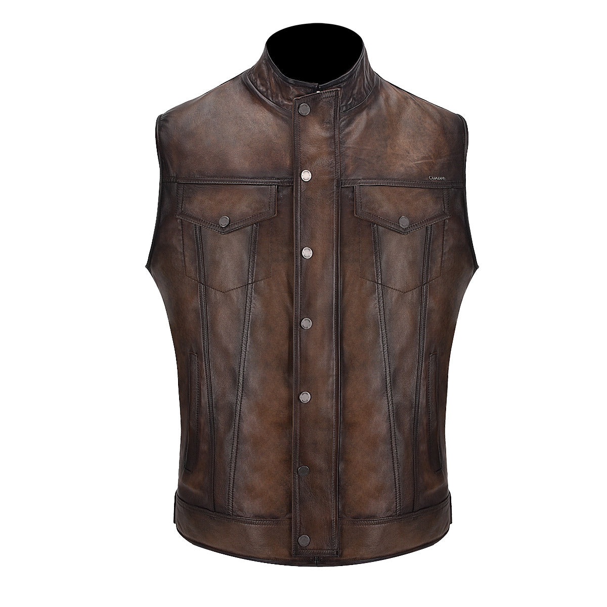Cuadra Men's Vintage Cappuccino Reversible Vest JC231