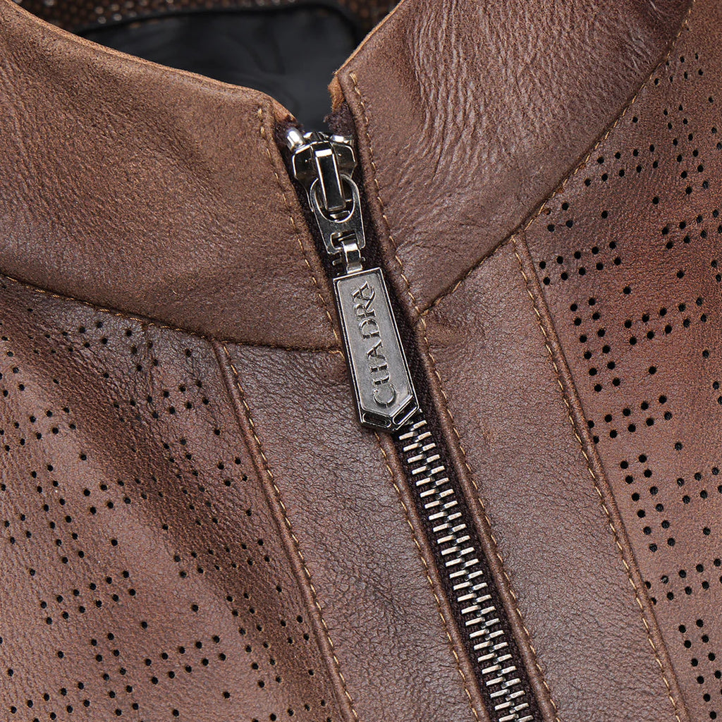 Cuadra Men's Zipper Jacket JC319 - Honey
