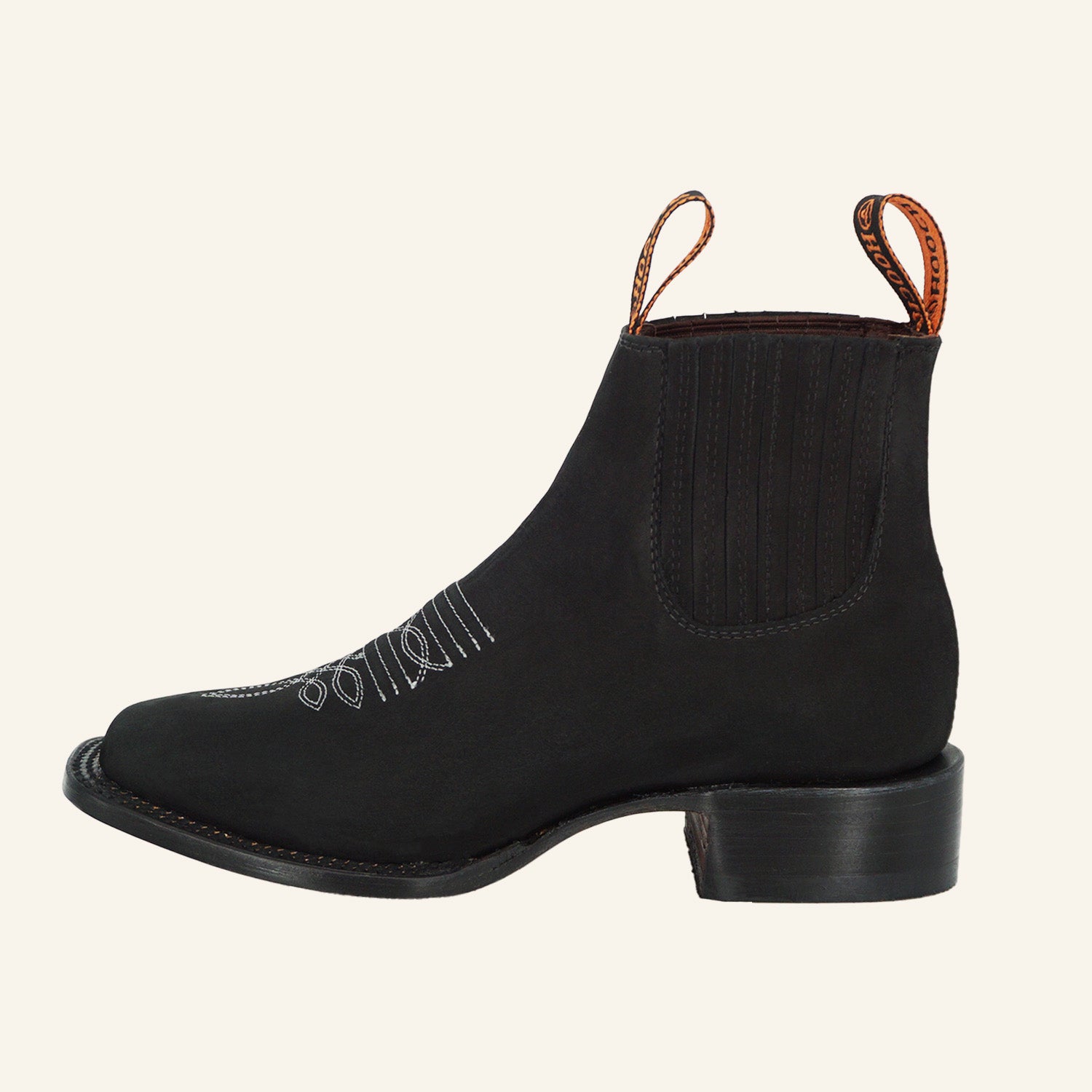 Hooch Men's Nobuck Short Boot H42P2805 - Black