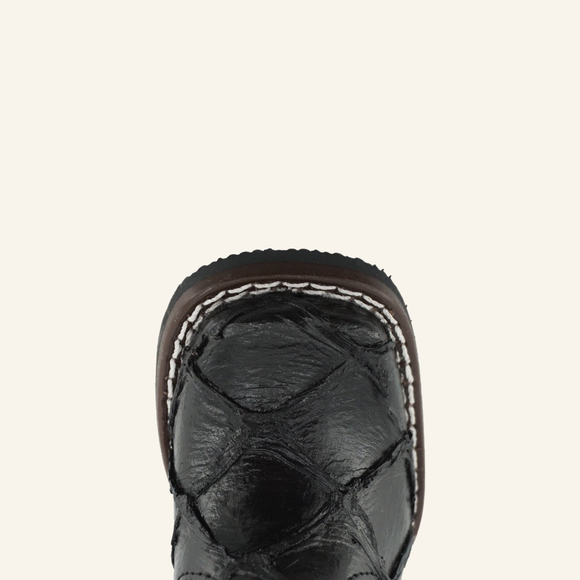 Hooch Baby Boot Fish Print H535 - Black