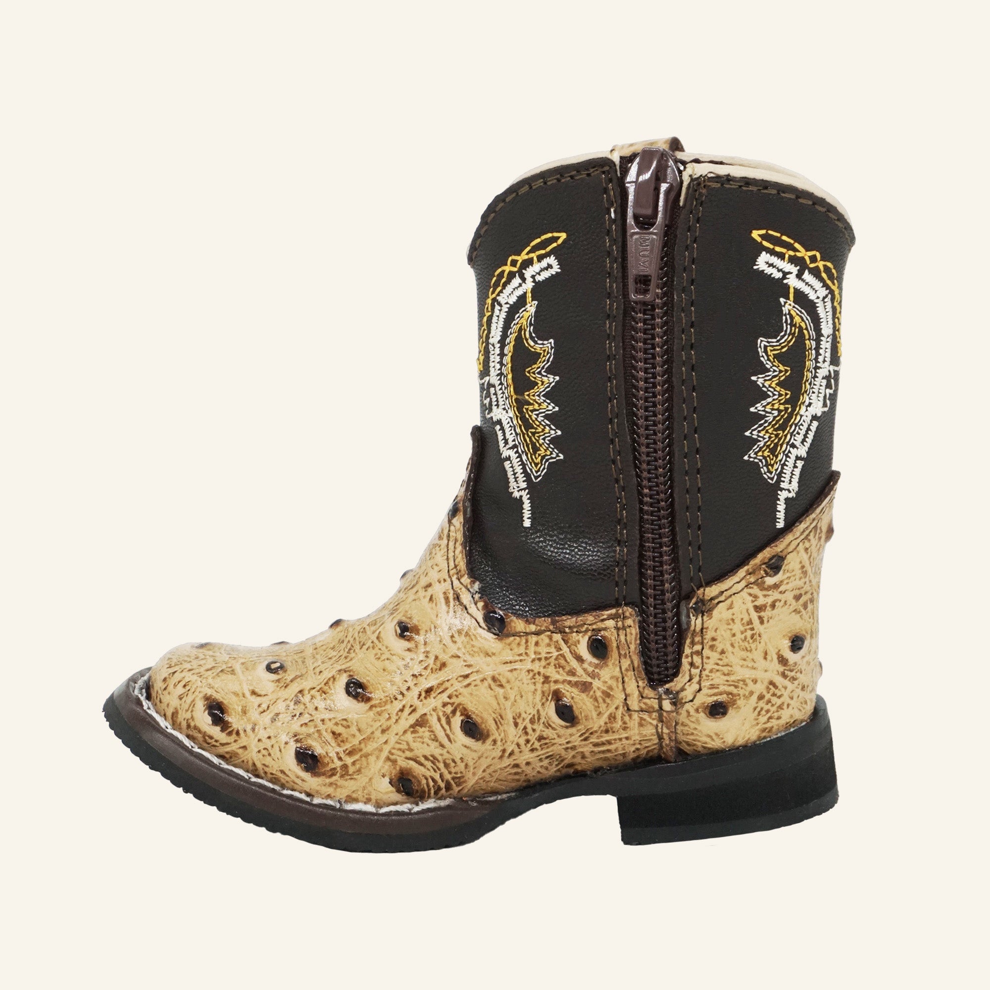 Hooch Baby Boot Ostrich Print H538 - Orix